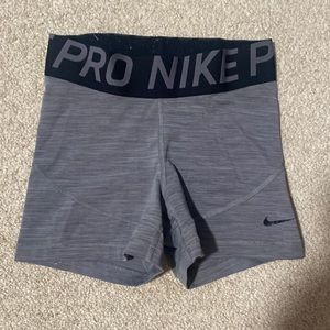 gray nike spandex, size xs